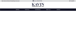 Desktop Screenshot of kavinconstructioninc.com